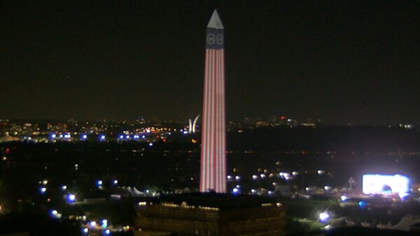 Washington Monument Projections for Freedom 250