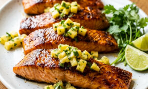 Salmon With Pineapple Salsa
