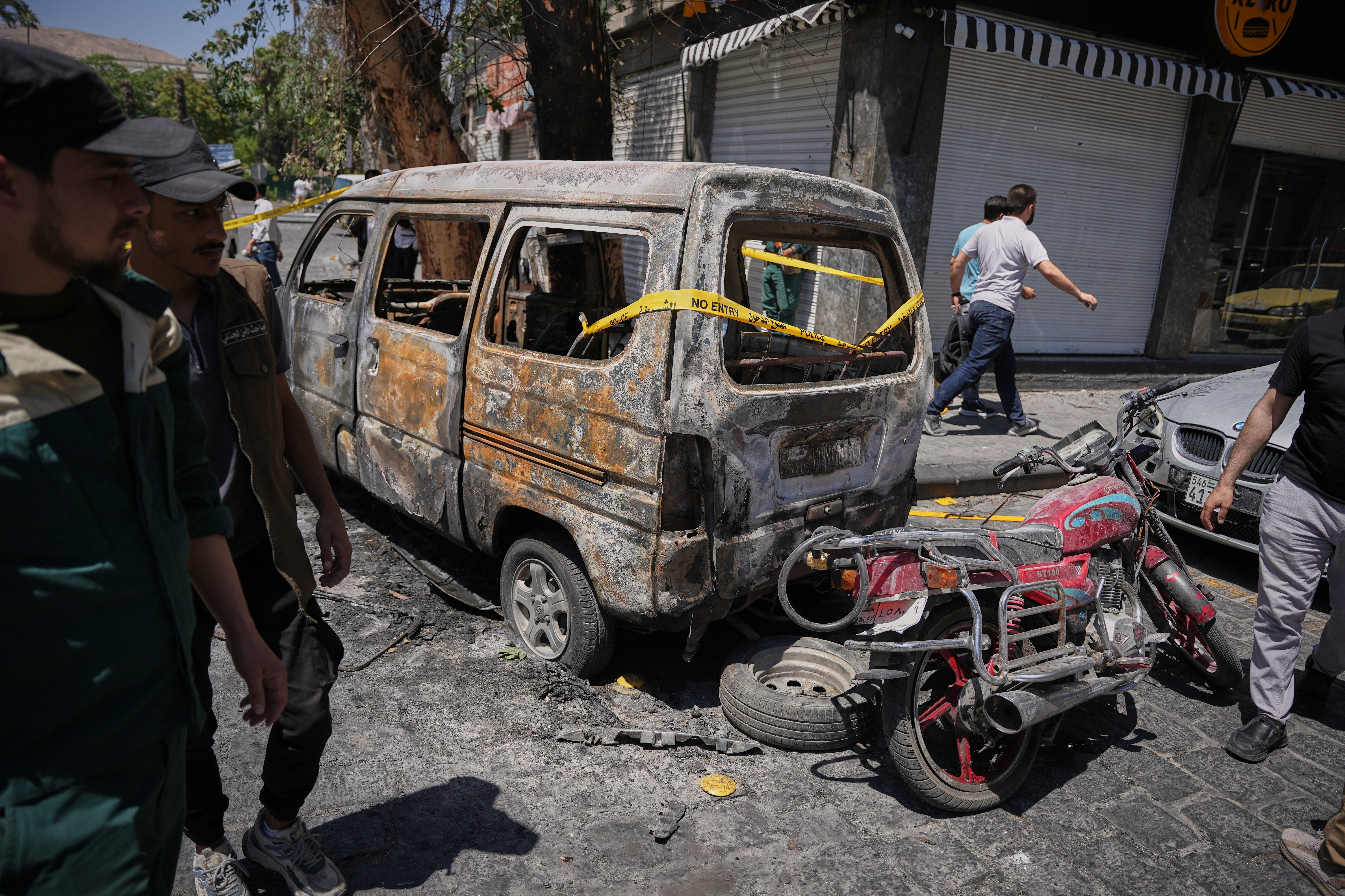 APTOPIX Syria France Explosions