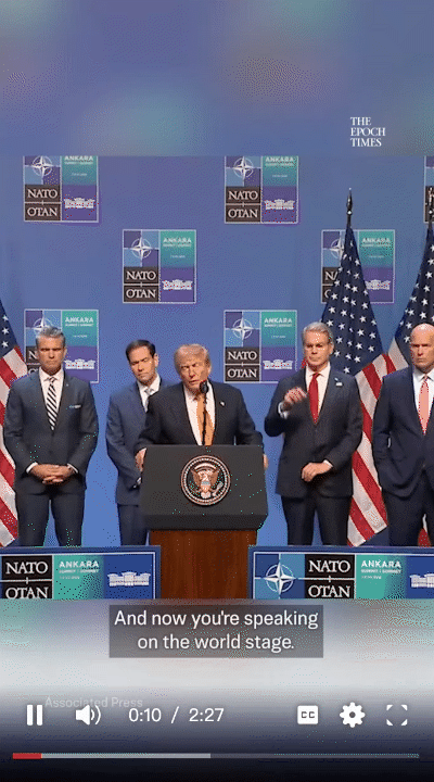 Trump Warns of Dangers of Communism at NATO Summit