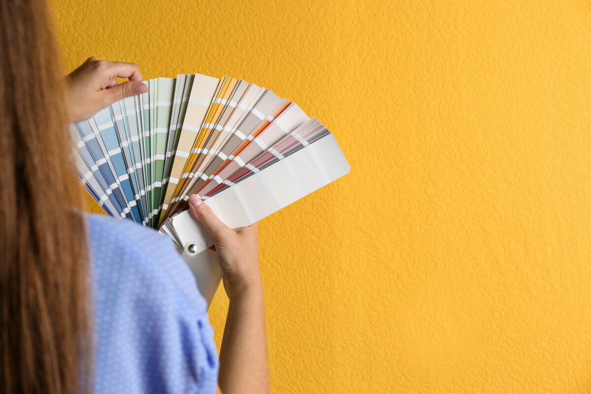 Take the paint sections to a paint store and have an experienced salesperson use their computer program to try to match them. (New Africa/Shutterstock)