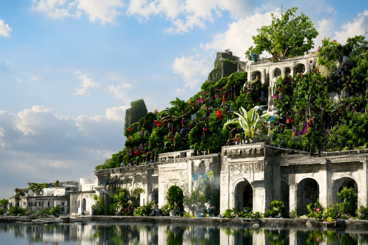 An artist's conception of the splendid city of Babylon with its hanging gardens. (AstralManSigmaDelta/Shutterstock)