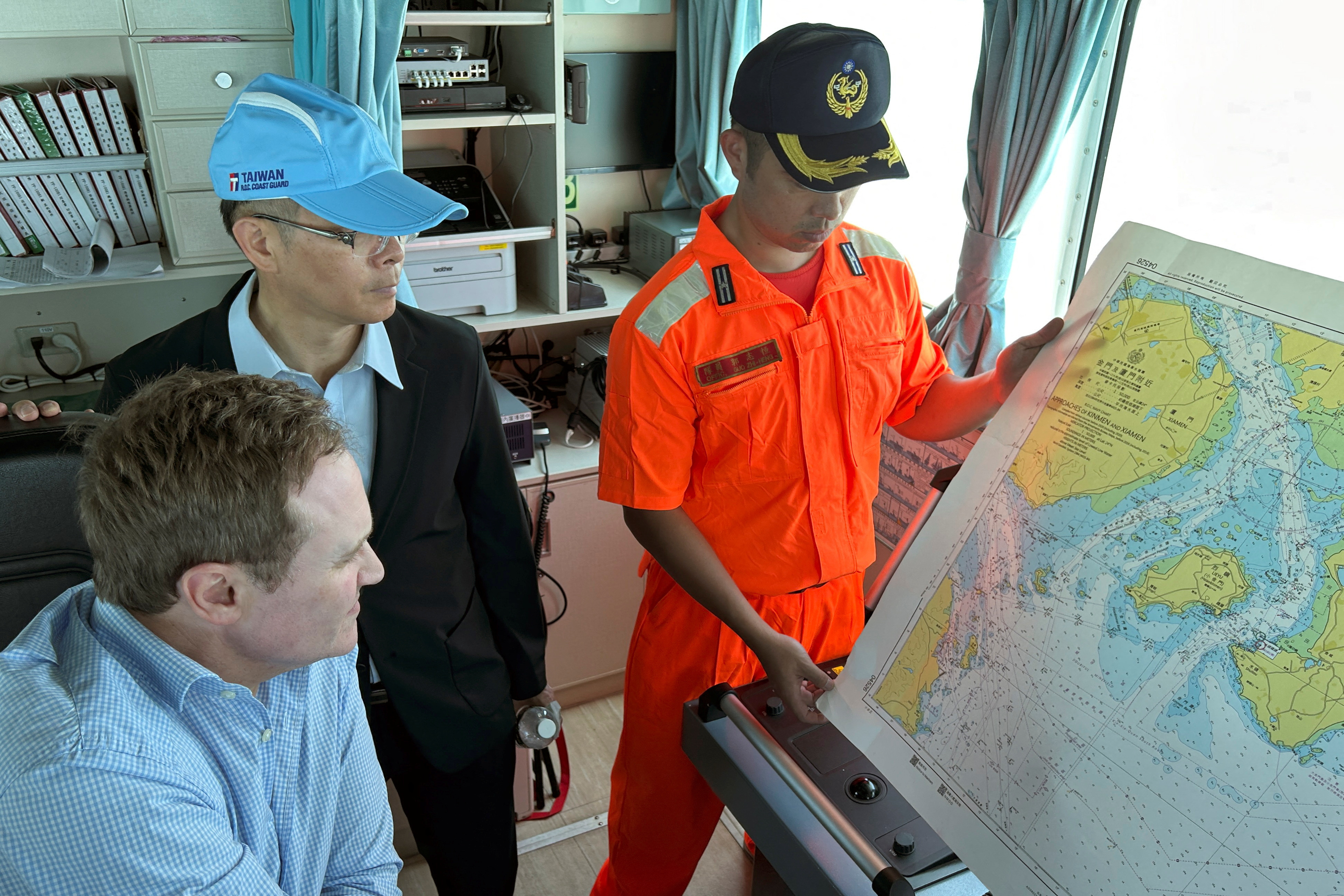 British lawmaker onboard Taiwan Coast Guard ship PP-10081