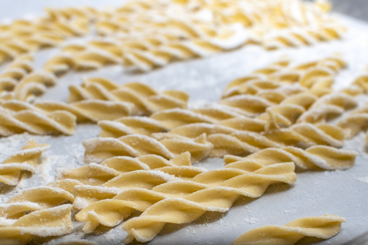 Fresh pasta should be stored in the coldest part of your fridge, typically the back of the bottom shelf. (SGerace/Shutterstock)
