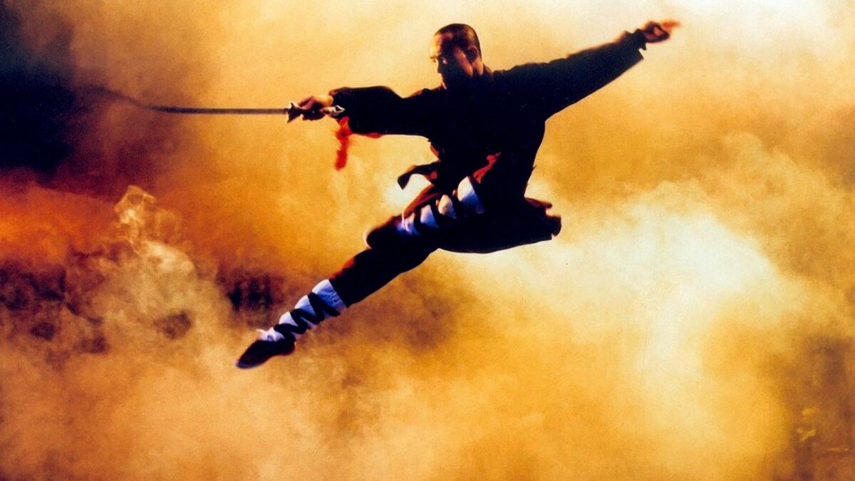 Liu Yu-de (Gordon Liu) reaches a high skill level, in “The 36th Chamber of Shaolin.” (Shaw Brothers Studio)