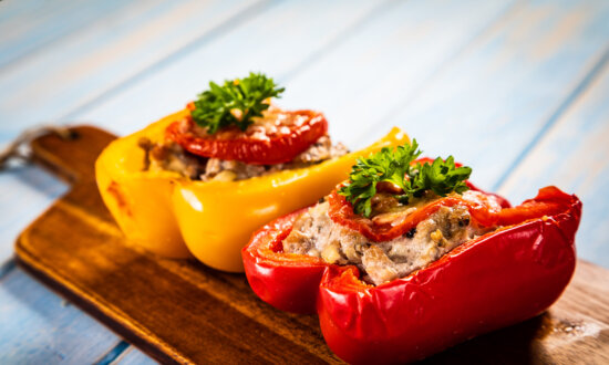 Za’atar Chicken Stuffed Peppers Protein Bowl