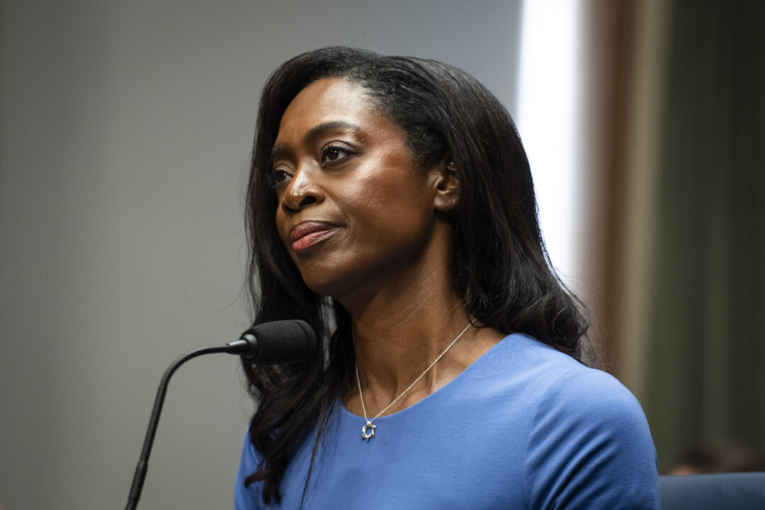 Dr. Erica Schwartz, nominee for director of the Centers for Disease Control and Prevention, testifies before the Senate Committee on Health, Education, Labor, and Pensions, on Capitol Hill in Washington, on July 15, 2026. (Madalina Kilroy/The Epoch Times)