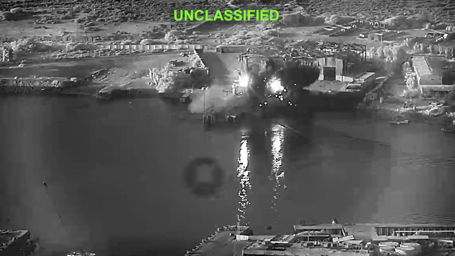 U.S. Strikes Submarine And Ship Maintenance Facility In Iran