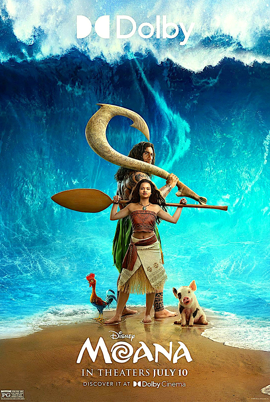 Promotional poster for "Moana." (Disney)