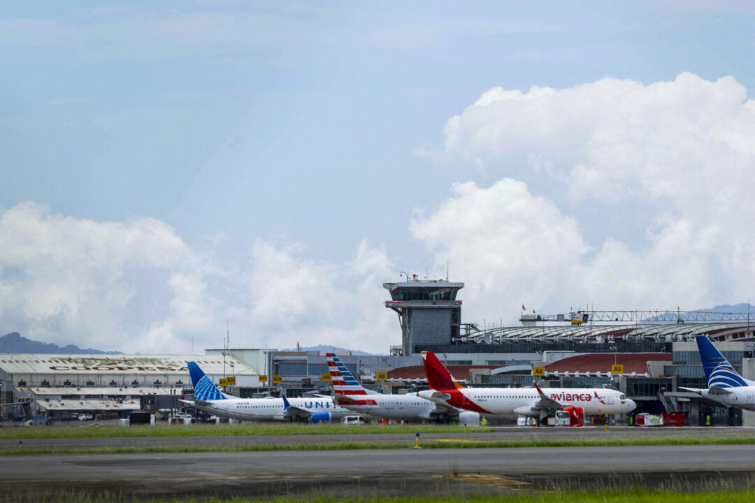 A view of  Costa Rica's Juan Santamaria International Airport where all flights were cancelled after the country was forced to close its airspace and suspend flights at International airports after a power outage hit a radar system, in Alajuela, Costa Rica, September 24, 2025. REUTERS/Mayela Lopez