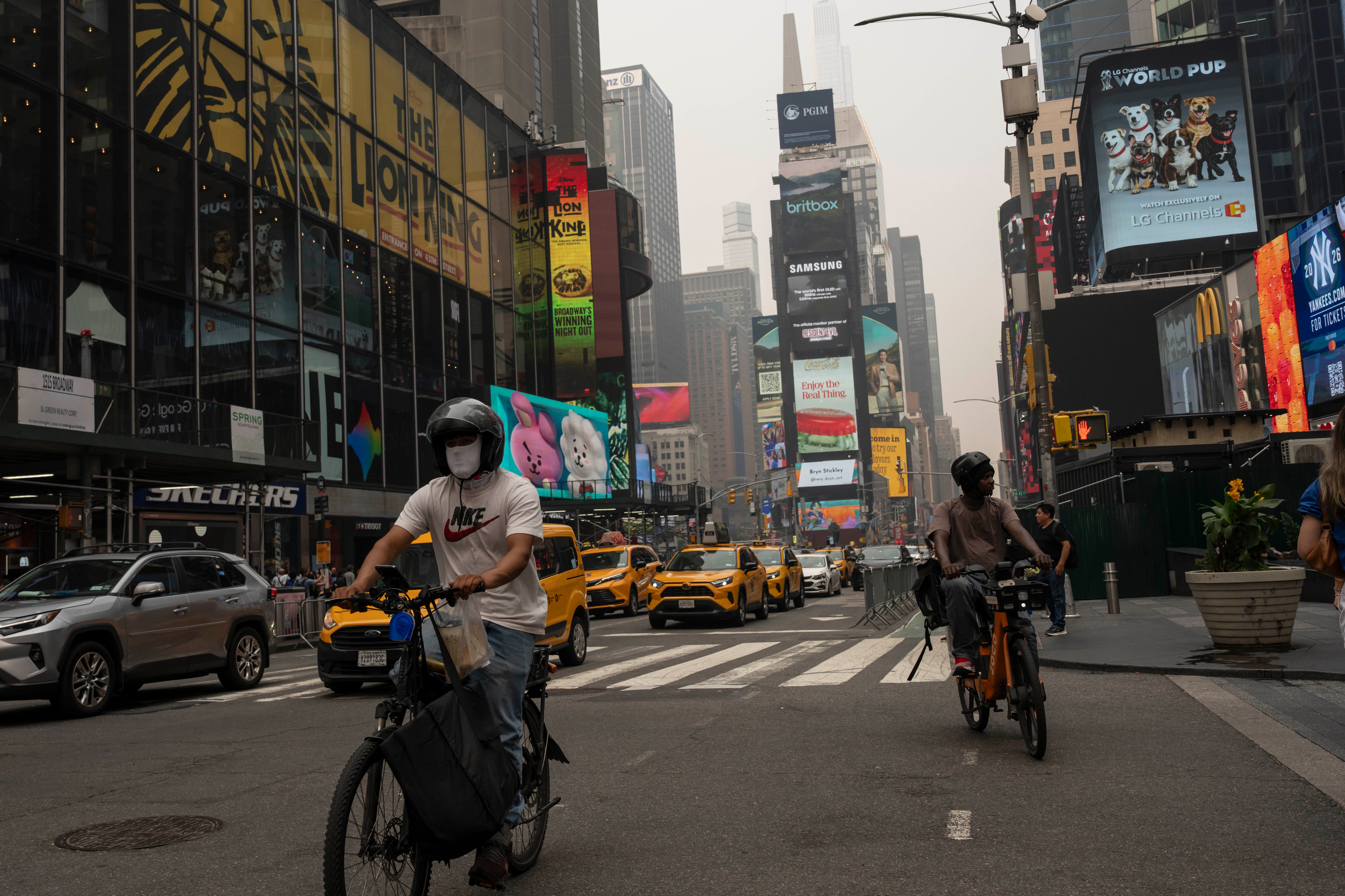 New York Climate Wildfires Smoke