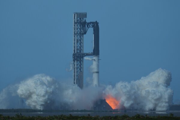 SpaceX Starship Launch Aborted on the Pad at the Last Moment