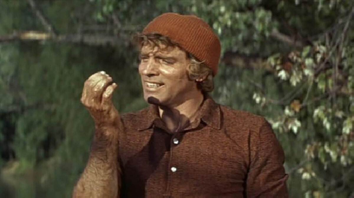 Big Eli Wakefield (Burt Lancaster), in “The Kentuckian.” (United Artists)