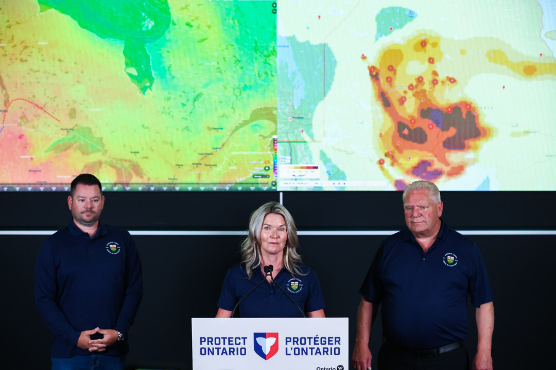 Fire Crews Fighting 190 Wildfires in Ontario, Half Out of Control, Officials Say