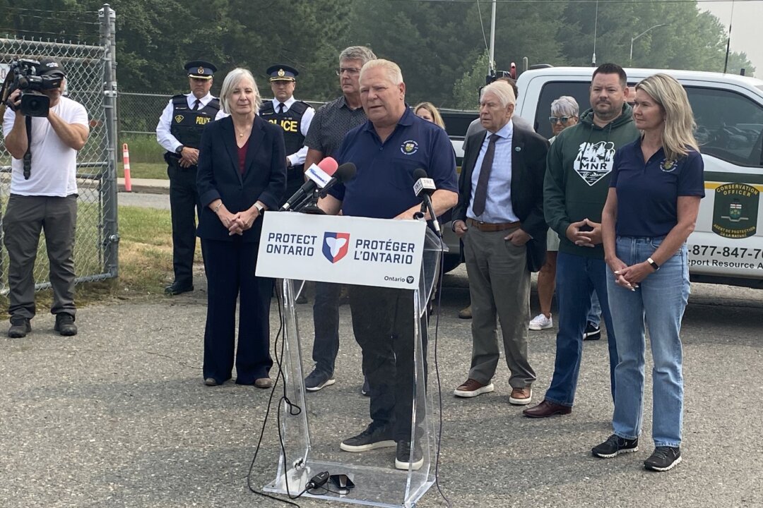 Premier Ford Visits Thunder Bay as Nearly 200 Wildfires Rage in Ontario