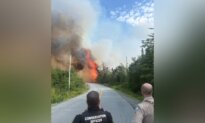NS Crews Continue Battling Out-of-Control Wildfire Northeast of Halifax