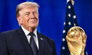 President Trump Participates in a FIFA World Cup Trophy Ceremony