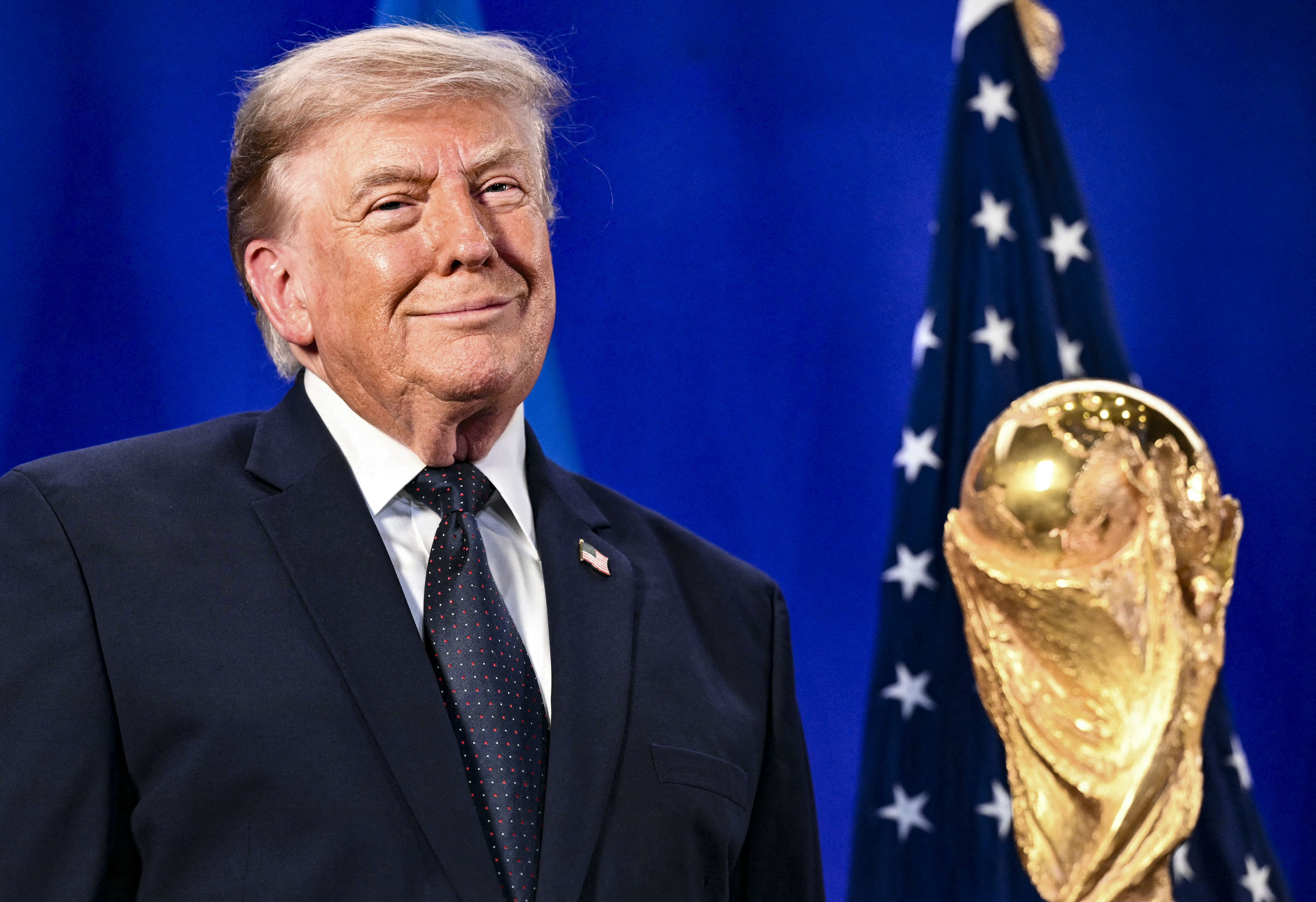 REPLAY: President Trump Participates in a FIFA World Cup Trophy Ceremony