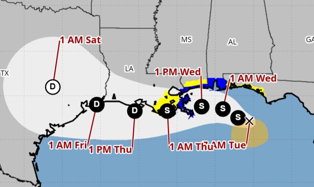Tropical Storm Bertha Strengthens Overnight as Storm Warnings Issued for Gulf Coast