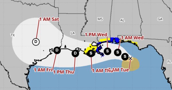 Tropical Storm Warnings Issued in 3 States