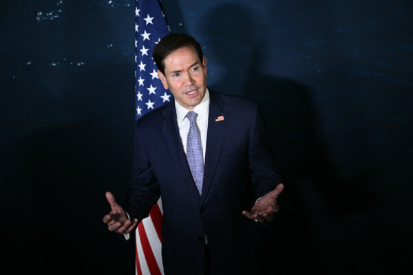 Secretary of State Marco Rubio Speaks to Media in Colombia