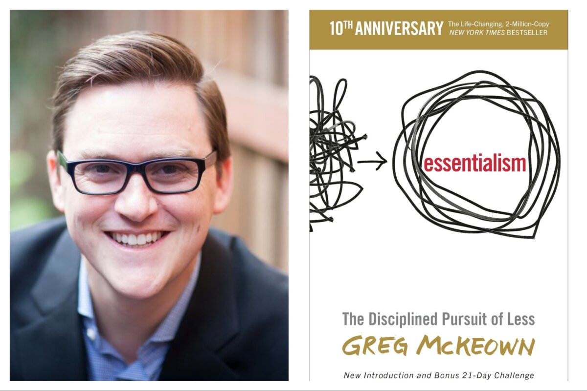 Author Greg McKeown presents how to live life more by subtracting activities that distract us from what's truly essential in "Essentialism: The Disciplined Pursuit of Less." (Bibbines77/CC BY 3.0)