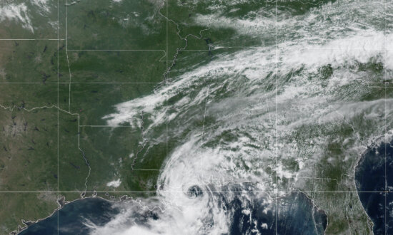 Tropical Storm Bertha Makes Landfall in Louisiana