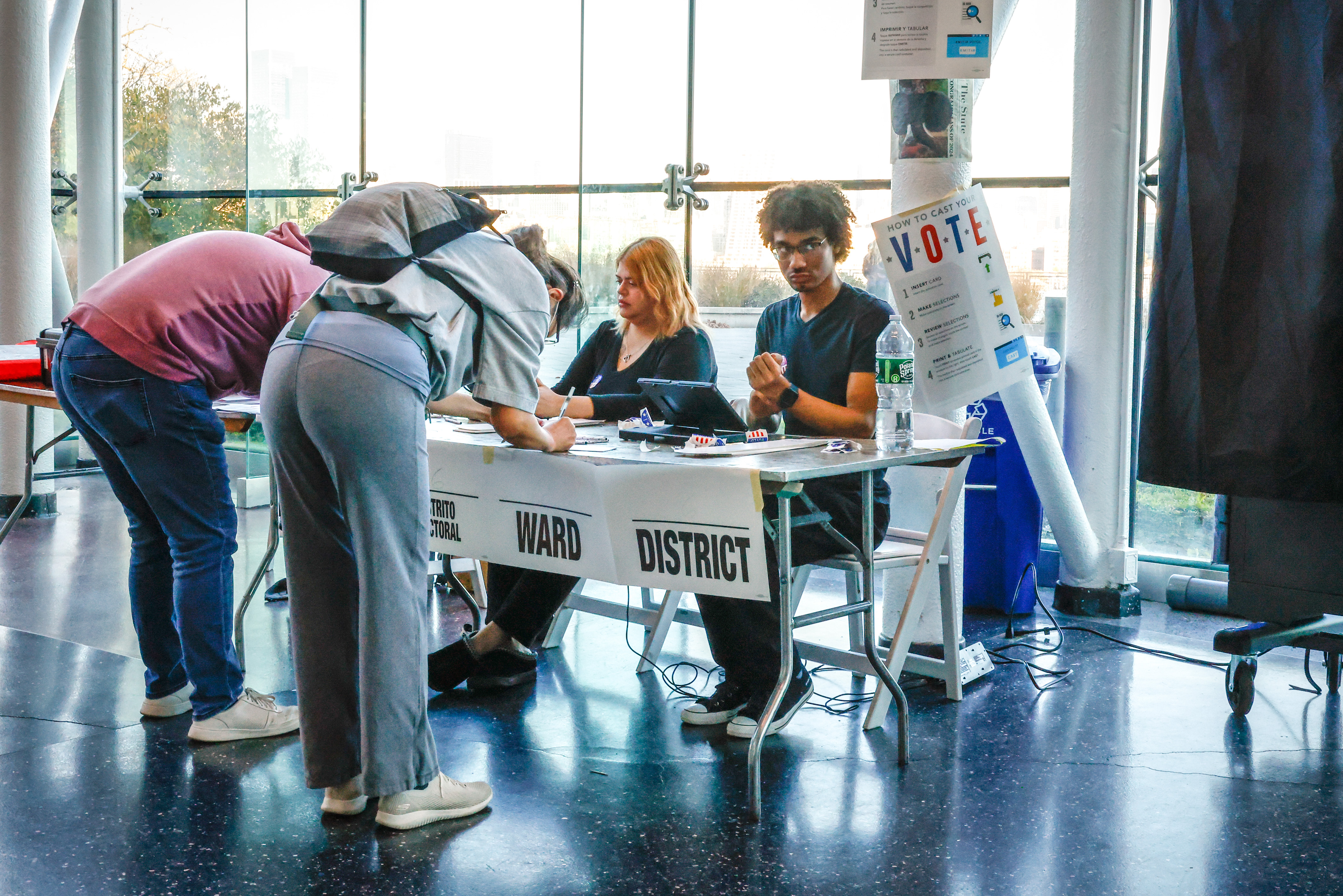 Americans Vote In The 2024 Presidential Election