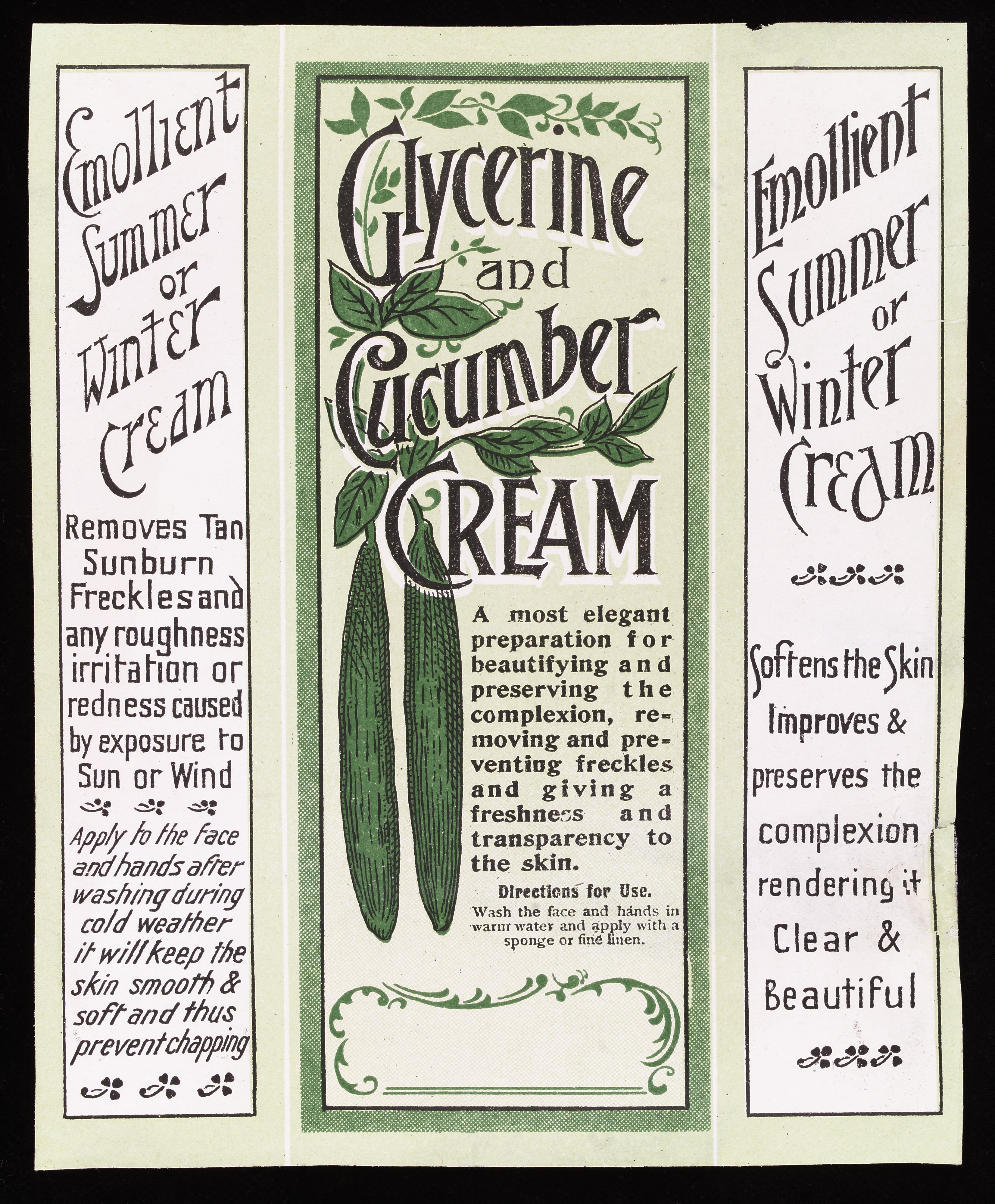Glycerine and Cucumber Cream