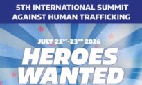 Kaleido Charity Hosts ‘Heroes Wanted,’ Fifth International Summit Against Human Trafficking