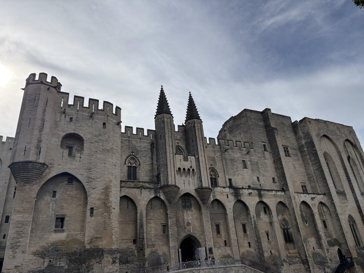 The imposing papal palace in Avignon, France, was home to church leaders for 70 years beginning in 1309. (Photo courtesy of Georgeanne Brennan)