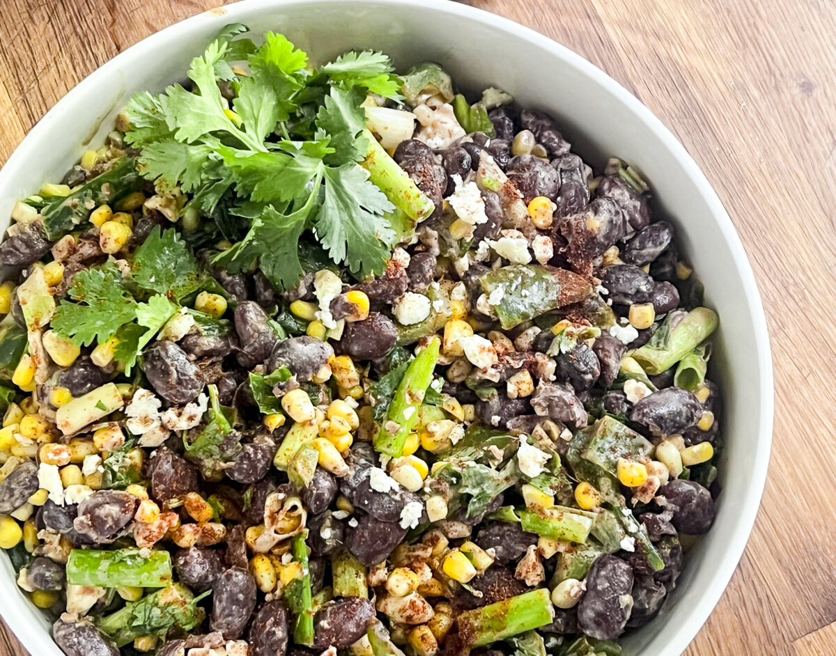 This healthful bean salad was inspired by a recipe from Israeli-born British chef Yotam Ottolenghi. It's perfect for a summer gathering, because it can be served at room temperature, and includes easy-to-find summer vegetables. At $7.50 for a 1-pound bag, Rancho Gordo's Avocote Morado beans are a bit of a splurge, but they have great flavor and a surprisingly creamy texture. (Gretchen McKay/Pittsburgh Post-Gazette/TNS)