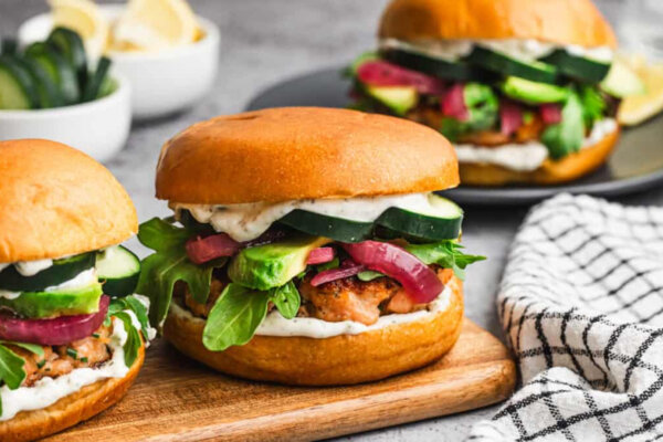 Salmon Burgers Worth Getting Excited About