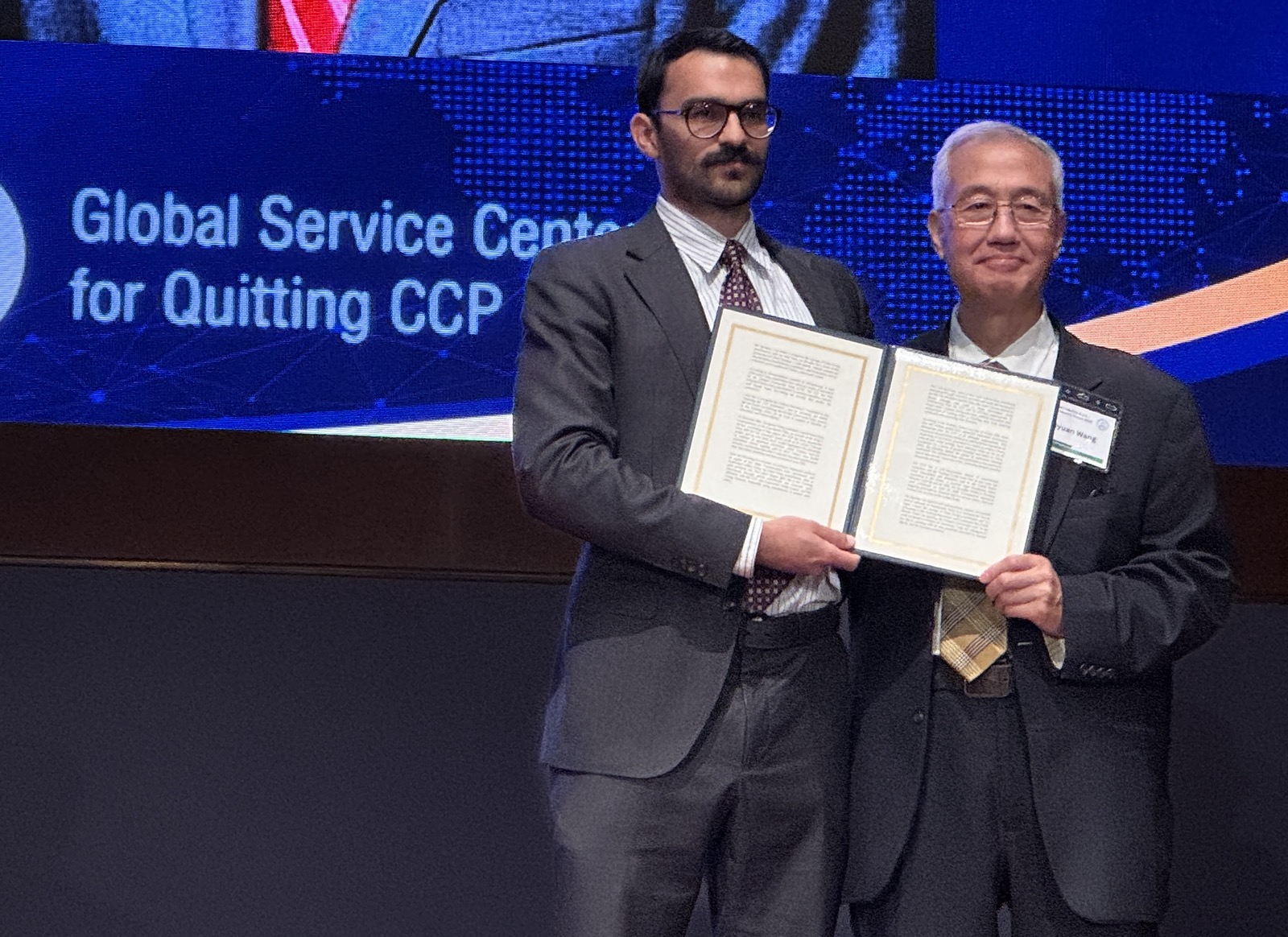 Wangzhiyuan receivestheCommendation