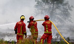 Views of Wildfires in France and Spain (July 27)