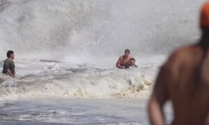Boy Rescued From Rough Surf at California Beach