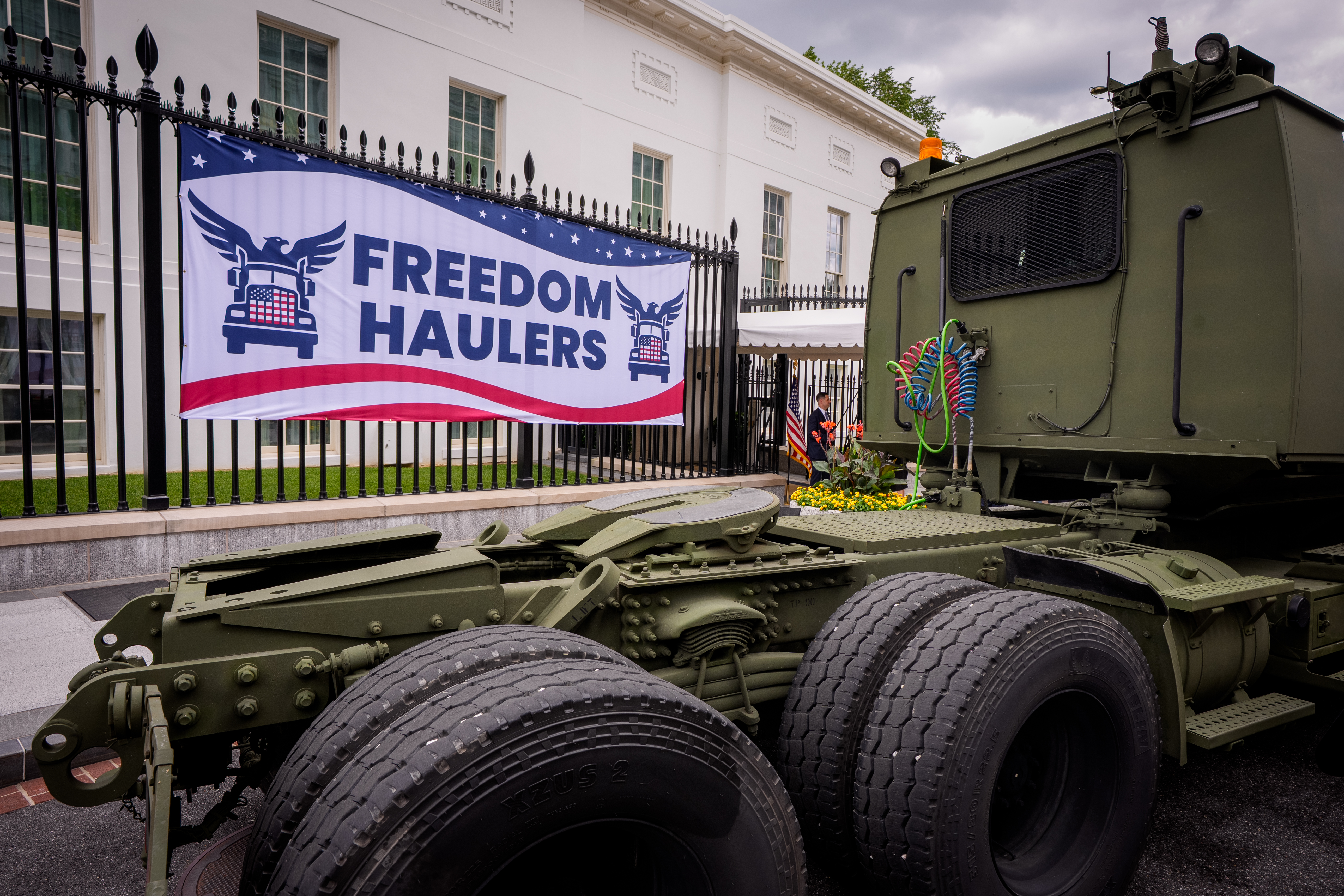 President Trump Makes Announcement On Freedom Haulers Initiative