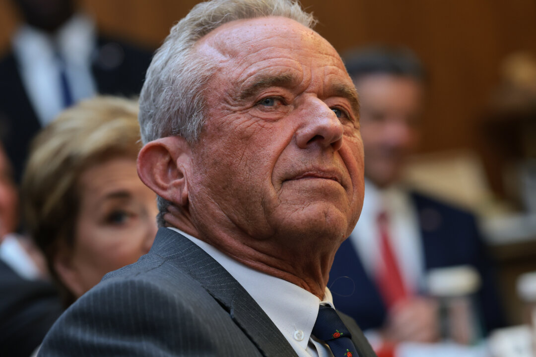 Health Secretary Robert F. Kennedy Jr. during a Cabinet meeting at the presidential retreat in Camp David in Maryland on July 31, 2026. (Anna Moneymaker/Getty Images)