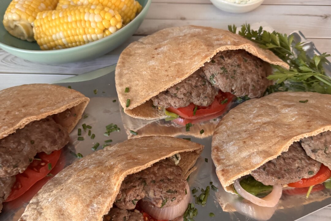 The Secret to Better Lamb Burgers? Creamy Whipped Feta