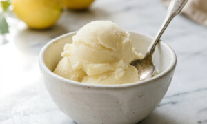 Lemon Buttermilk Sorbet