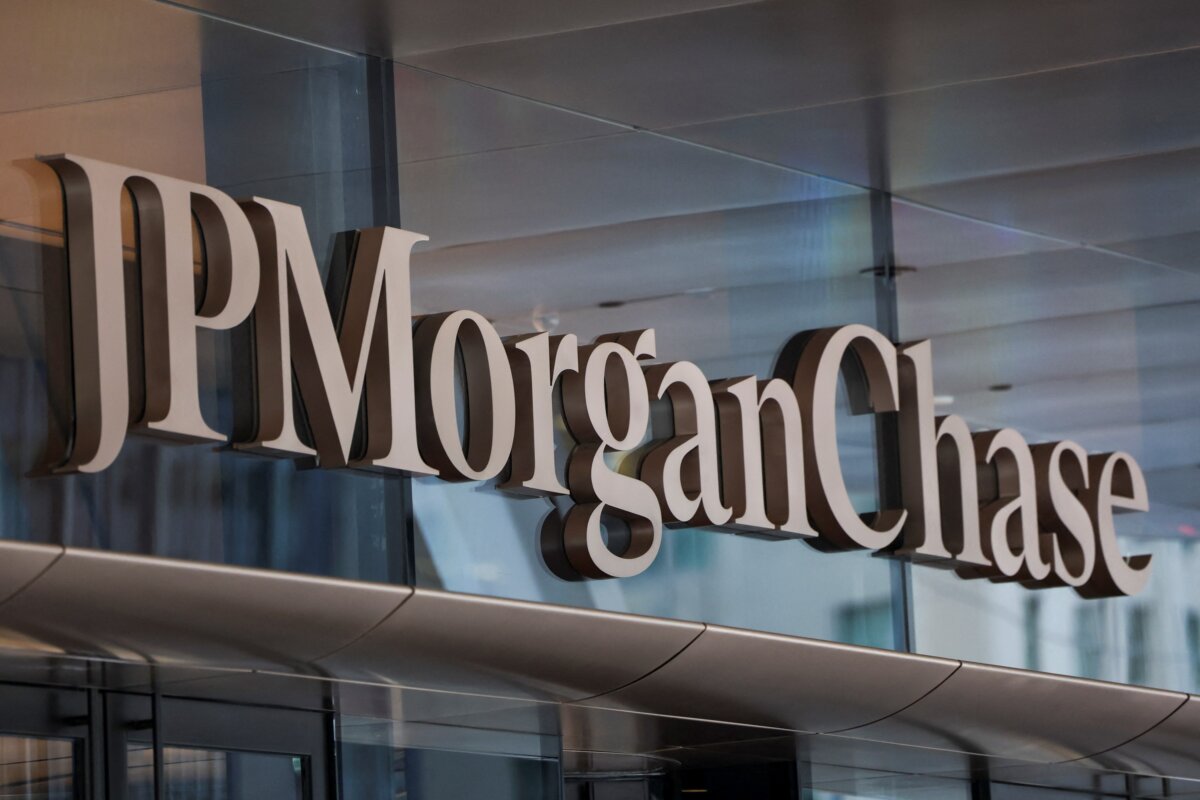 JPMorgan Chase global headquarters at 270 Park Ave. in New York City on Nov. 13, 2025. (Angela Weiss/AFP via Getty Images)