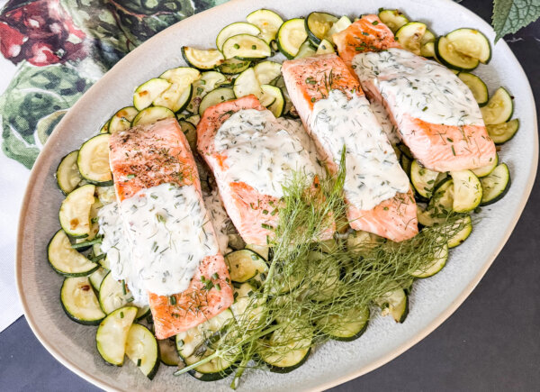 Swimming in Zucchini? This Grilled Salmon Recipe Is the Answer