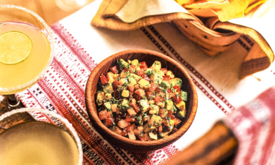 Vegetable Avocado Salsa and Margaritas, a Splendid Summer Combination