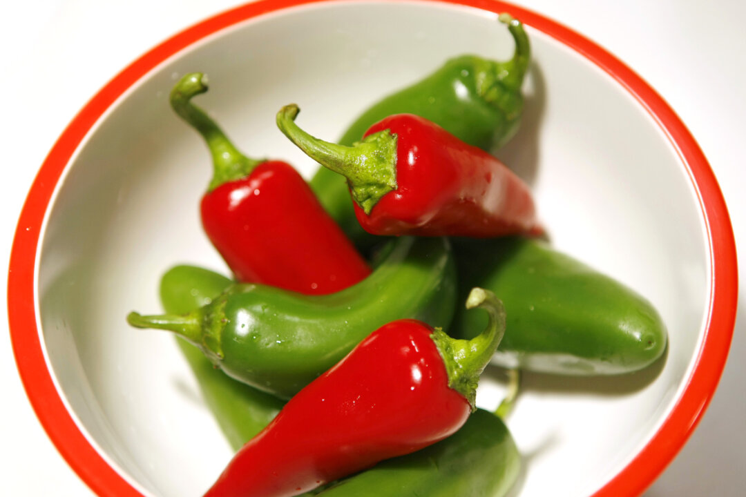 Jalapeno peppers in Encinitas, Calif., on July 22, 2008. (Mike Blake/Reuters)