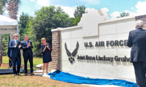Secretary Hegseth Meets Service Members at Joint Base Lindsey Graham