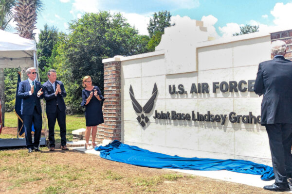 Secretary Hegseth Meets Service Members at Joint Base Lindsey Graham