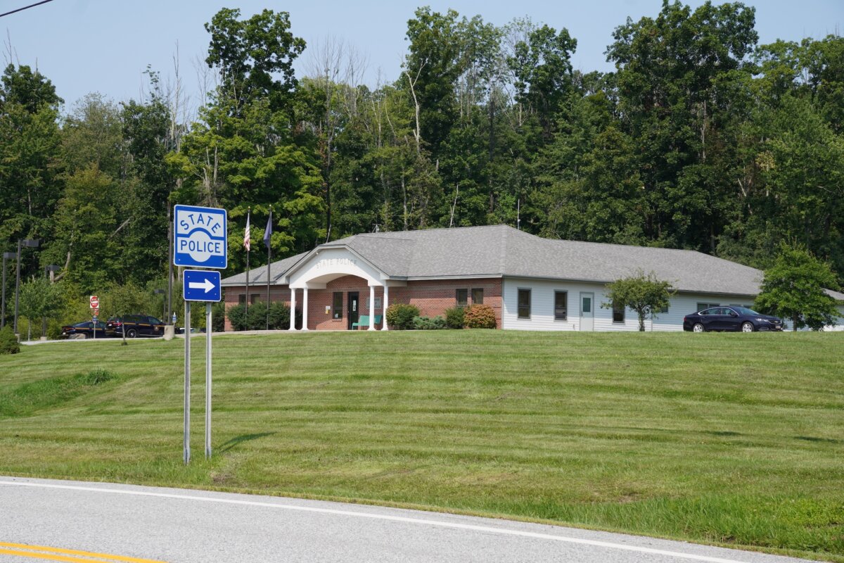 New York State Police Troop F in the Town of Greenville, N.Y., on Aug. 12, 2026. (Oliver Mantyk/The Epoch Times)
