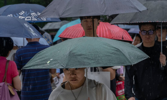 Typhoon Dolphin’s Remnants Bring Torrential Rain to Northern China