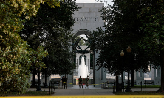 World War II Memorial Vandalized in Washington With Graffiti and Soap