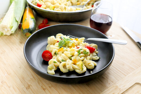 Pasta With Sweet Corn and Zucchini Tastes Like Summer